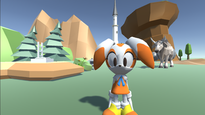 Cream the Rabbit Mechanim Test Scenery